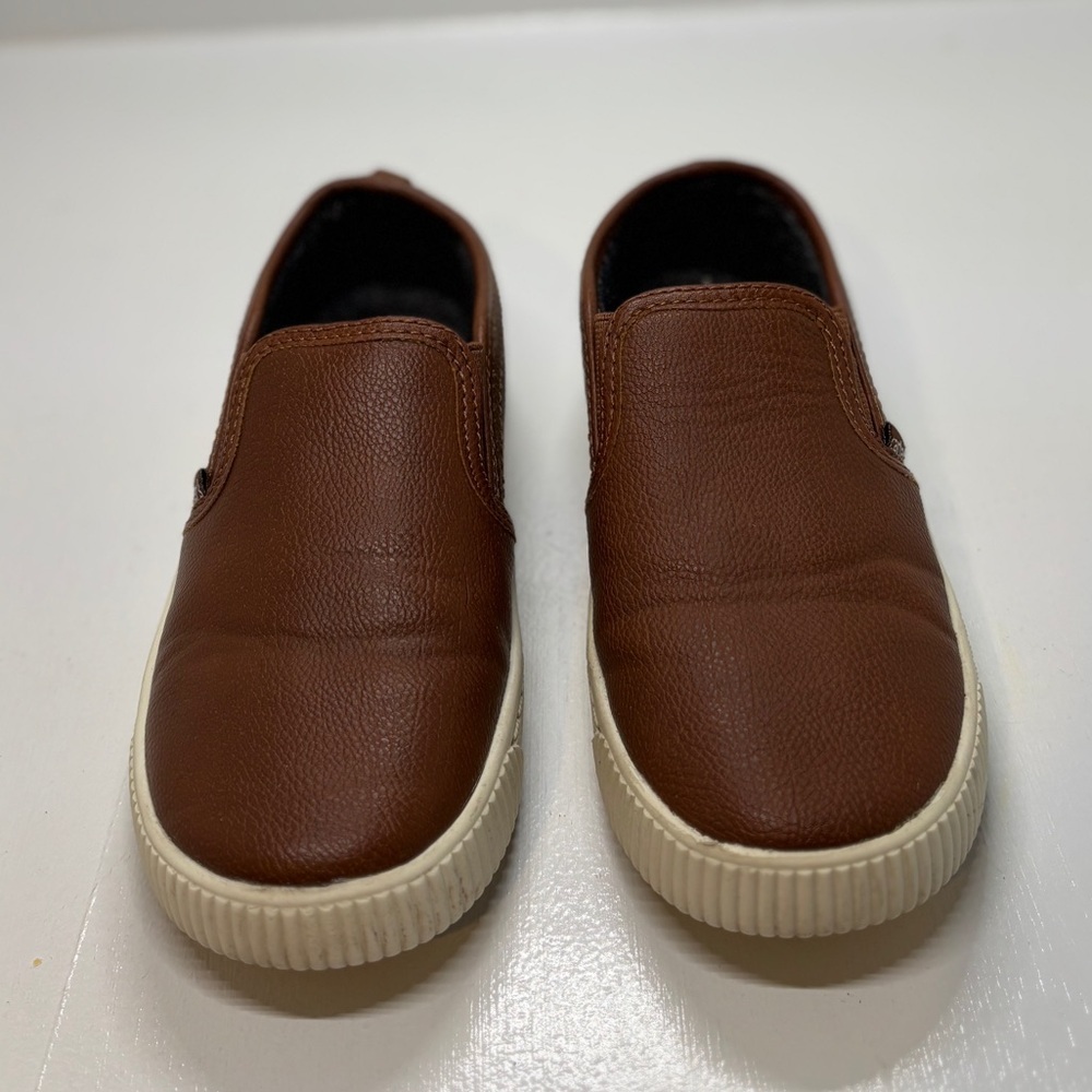 Carter’s Ricky Slip-On Sneakers Brown Little Kid Boys Size 2 Casual Shoes - Picture 4 of 11